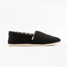 ALPARGATA Mens Canvas Espadrilles Black/Chevron