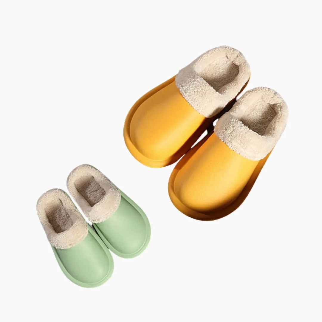 Anti-Slip Sole, Waterproof : Indoor Slippers for Women