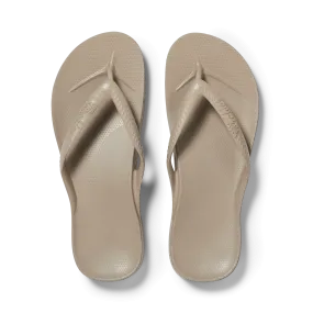 Arch Support Flip Flops - Classic - Taupe