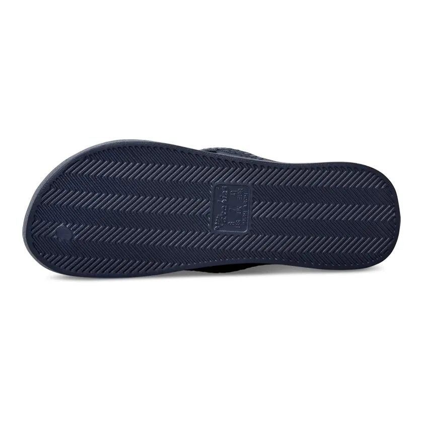 Archies Arch Support Flip Flops in Navy