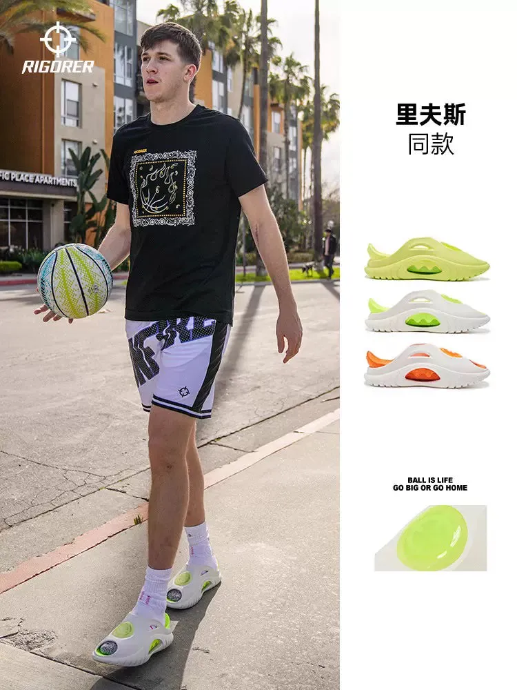 Austin Reaves x Rigorer Waterproof Soft Elastic Shark Slippers - Lime