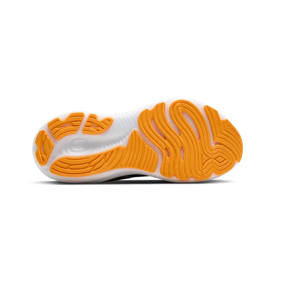 Brooks Men's Glycerin GTS 22 2E Width Black/Country Blue/Orange Pop