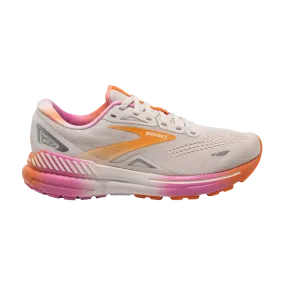 Brooks Women's Adrenaline GTS 23 B Width Sand/Sunset/Fuchsia