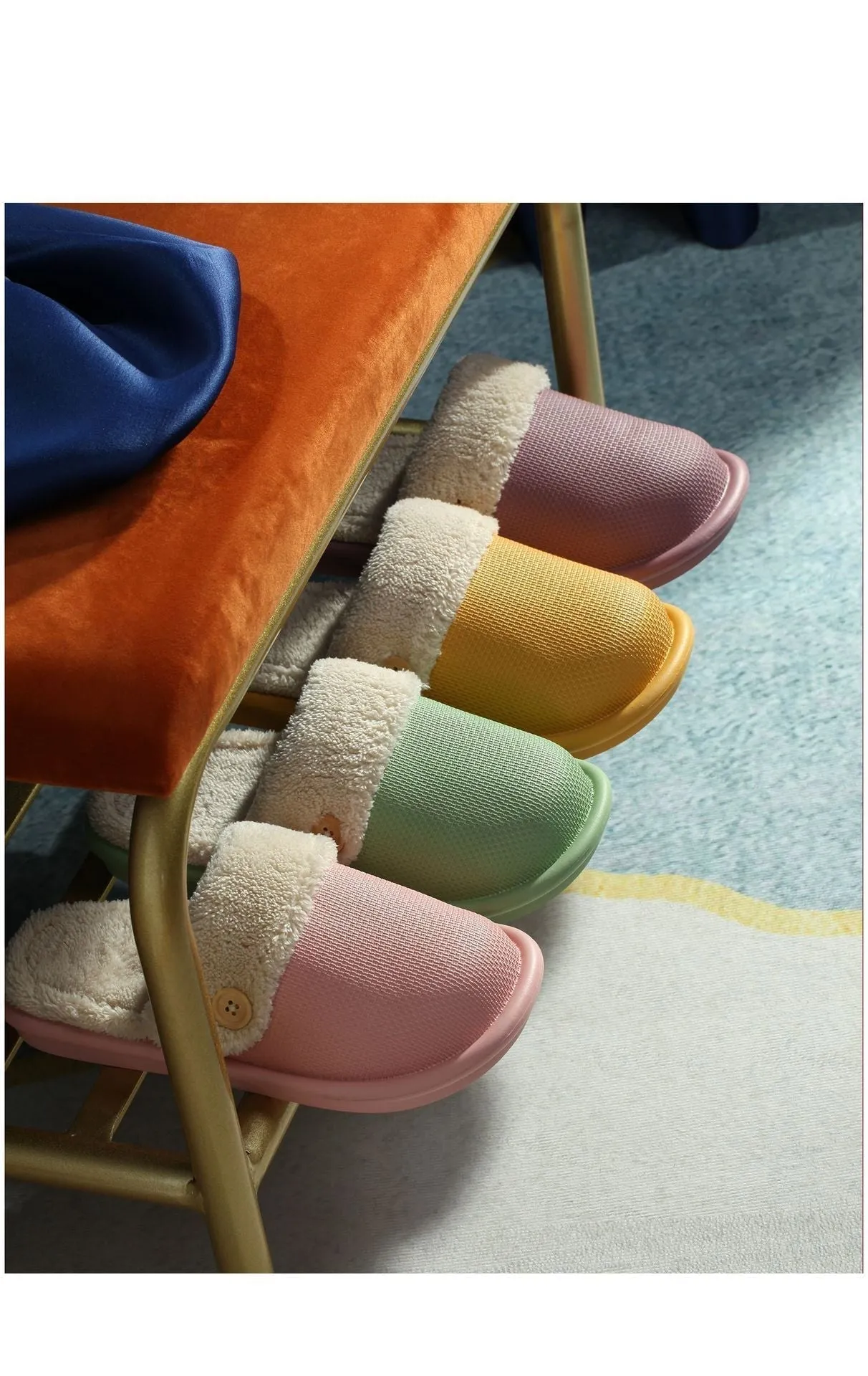 Comfortable Warm Waterproof Cotton Slippers