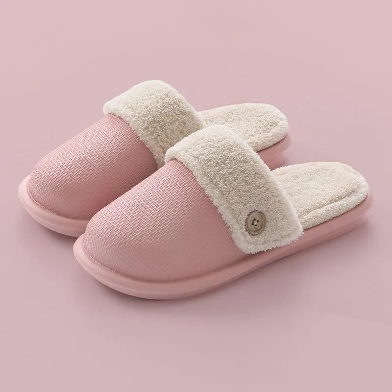 Comfortable Warm Waterproof Cotton Slippers