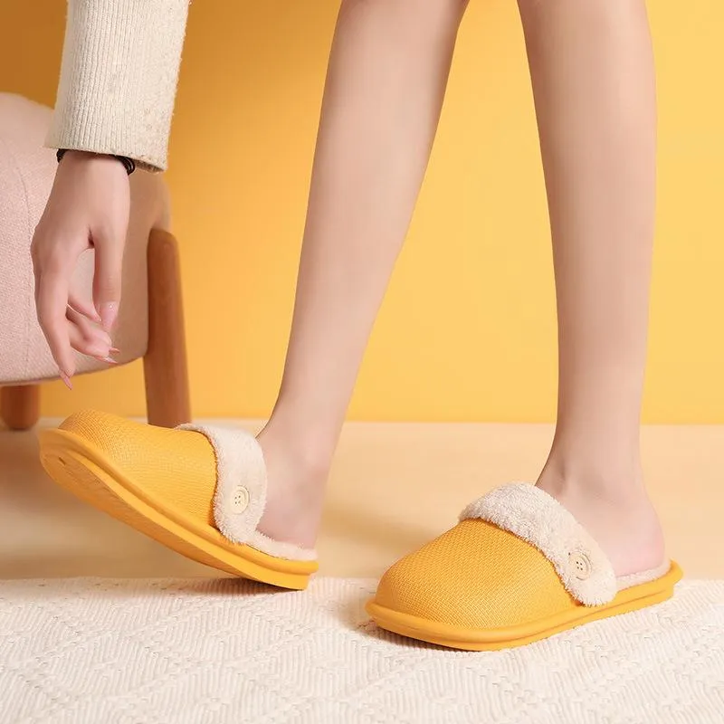 Comfortable Warm Waterproof Cotton Slippers