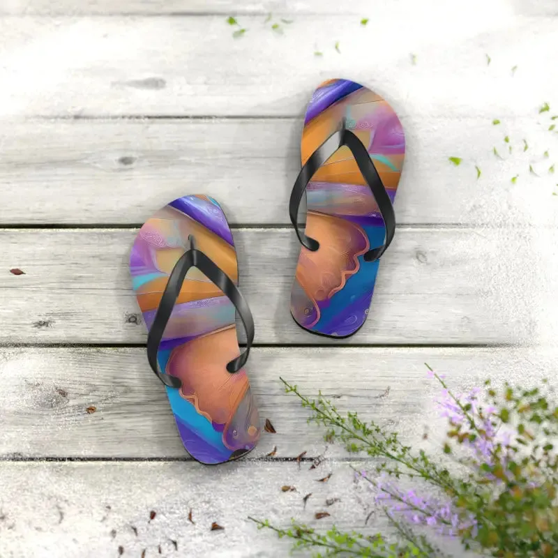 Dipaliz Butterfly Unisex Flip Flops Rubber Sole