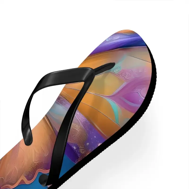 Dipaliz Butterfly Unisex Flip Flops Rubber Sole
