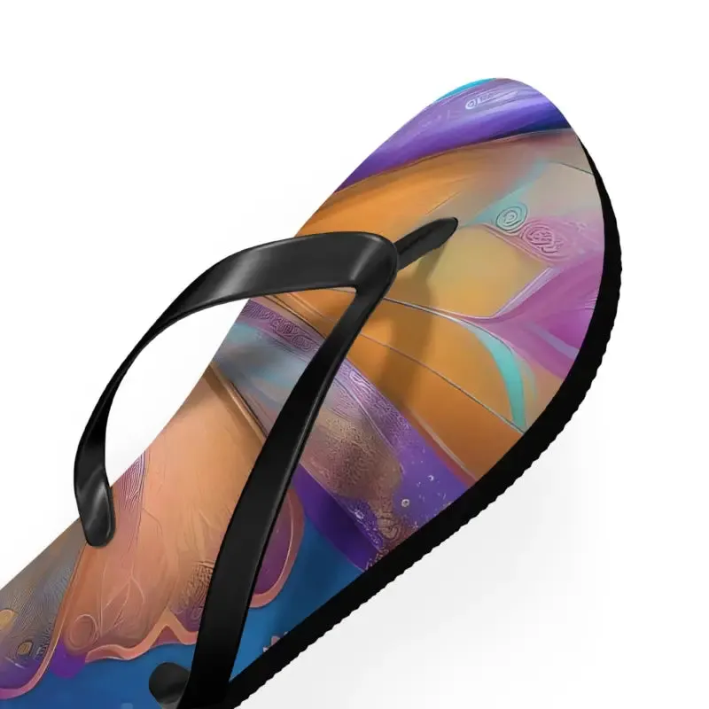 Dipaliz Butterfly Unisex Flip Flops Rubber Sole