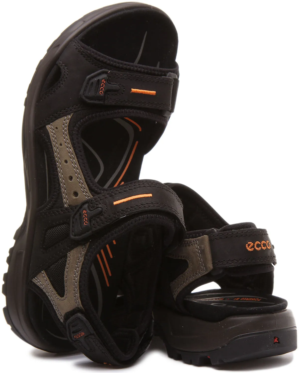 Ecco Offroad In Black Orange For Men