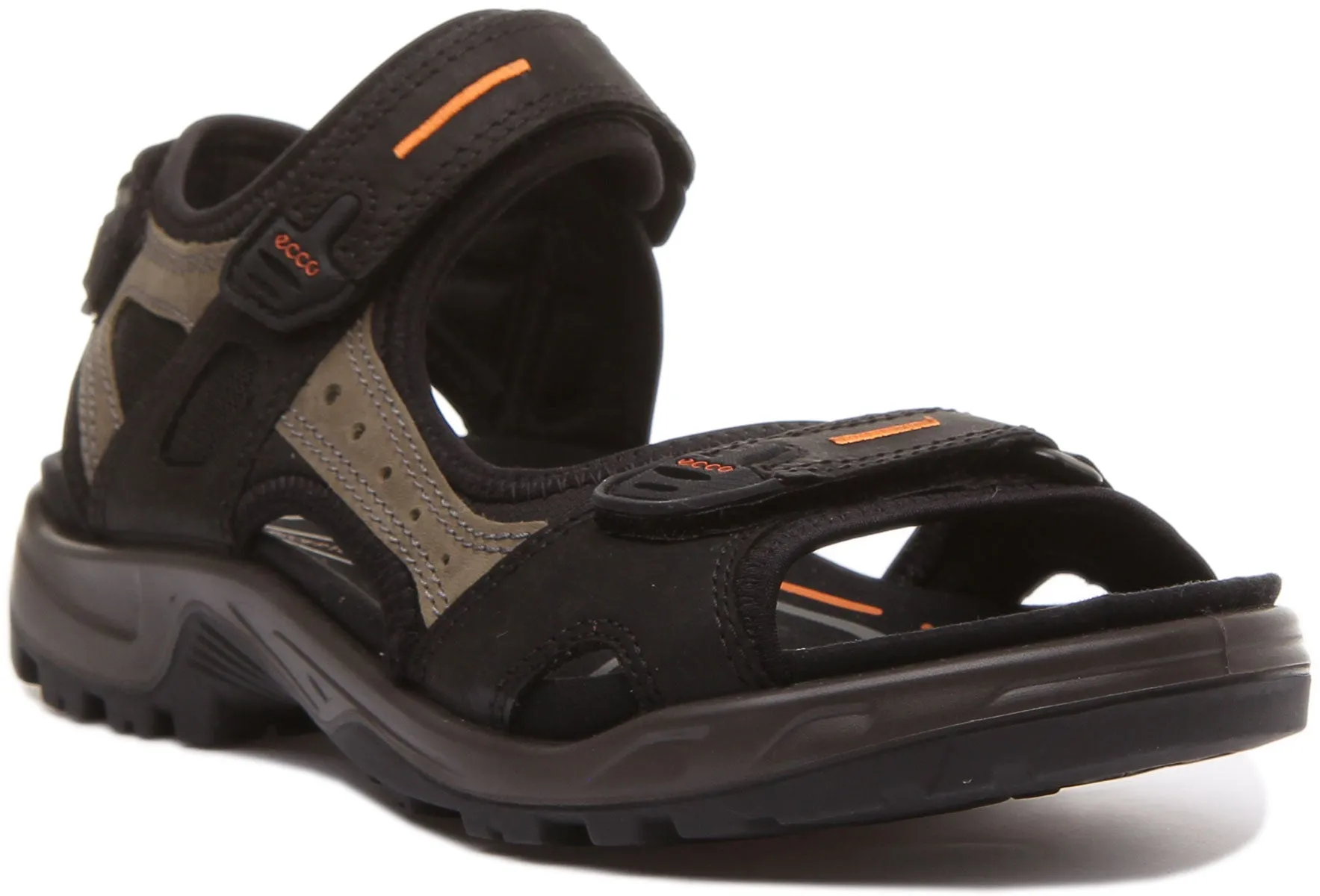 Ecco Offroad In Black Orange For Men