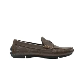 Emporio Armani Men's Marrone Logo Moccasins X4B124 - 40% OFF  LAST PAIR