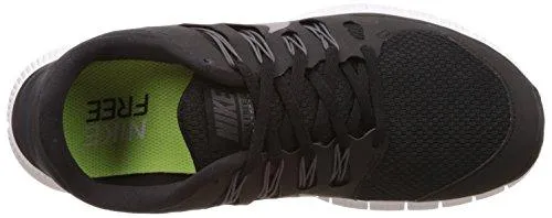 Free 5.0  Running Shoe 7.5 BM Us Black/Metallic Silver/Dark Grey/White
