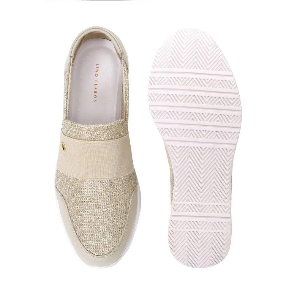 Gaga Metallic Pull-On Sneakers