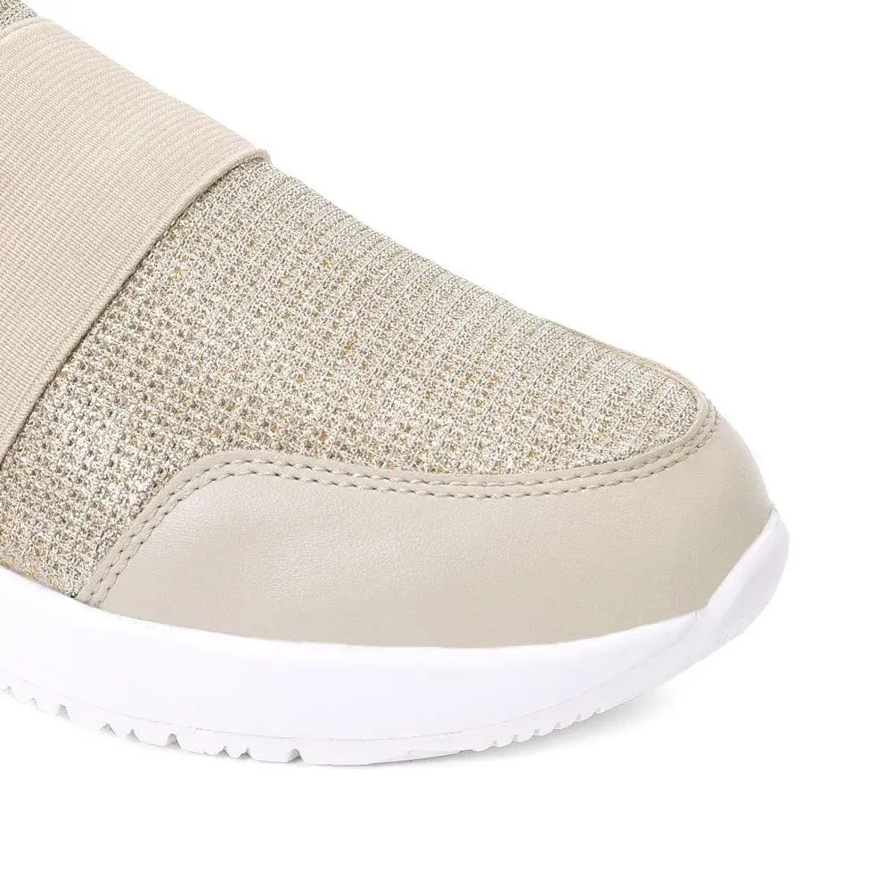 Gaga Metallic Pull-On Sneakers