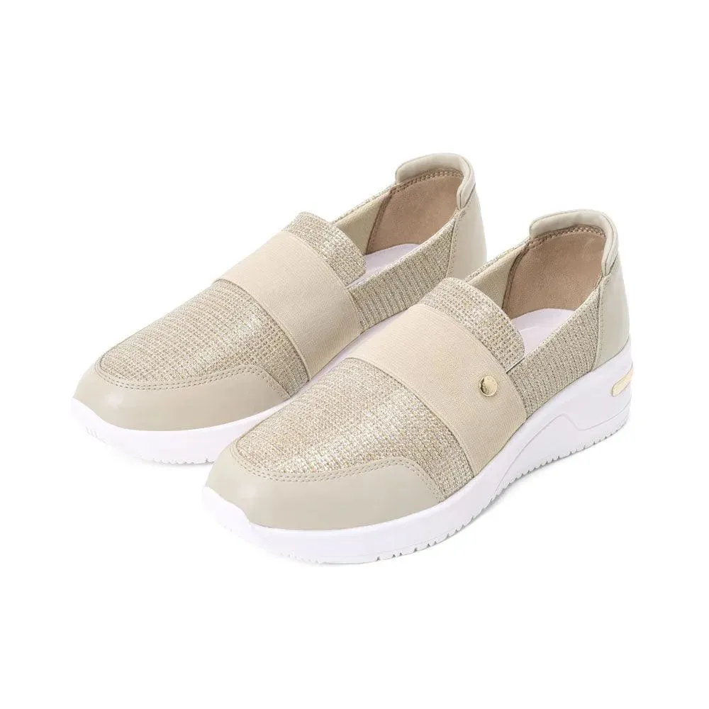 Gaga Metallic Pull-On Sneakers