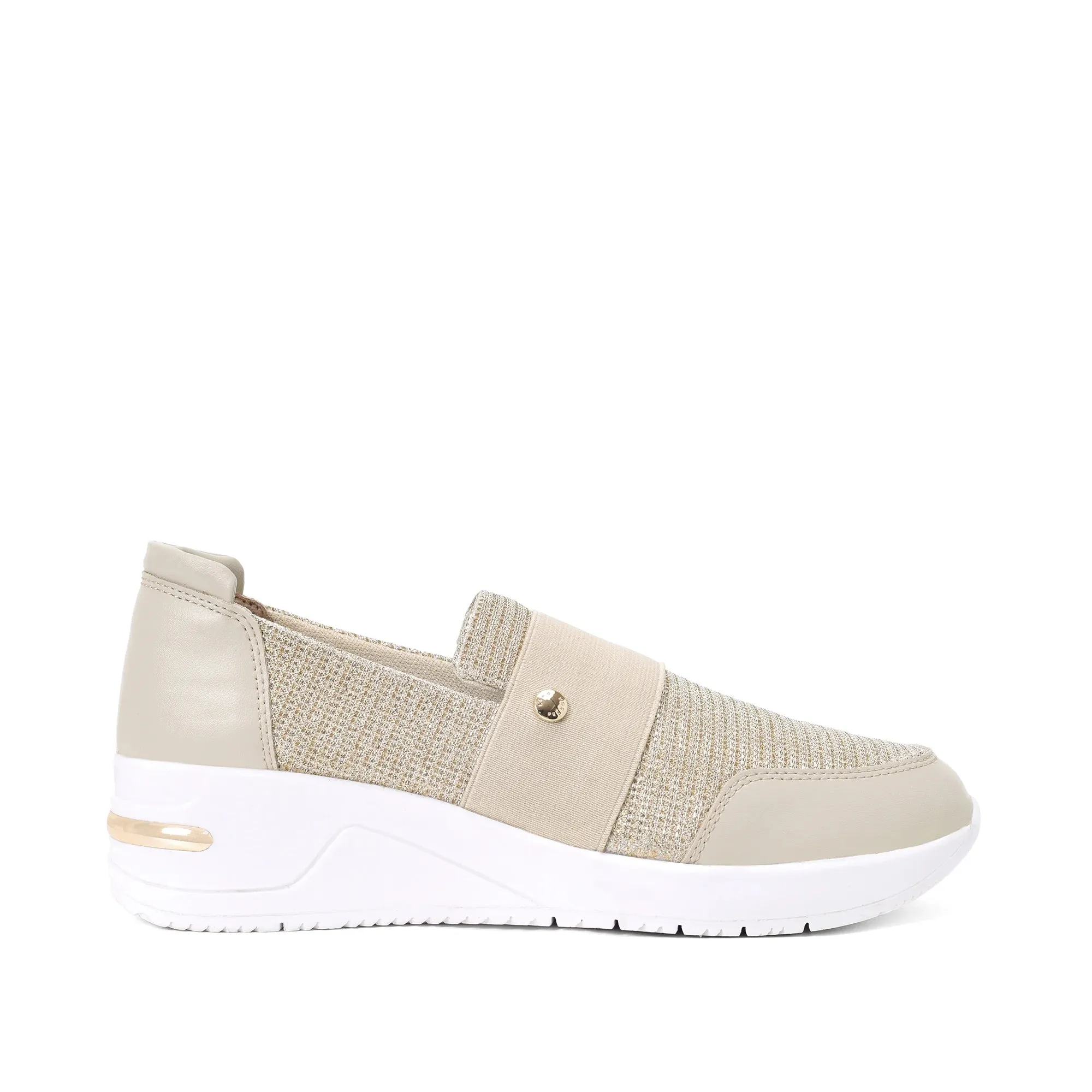 Gaga Metallic Pull-On Sneakers
