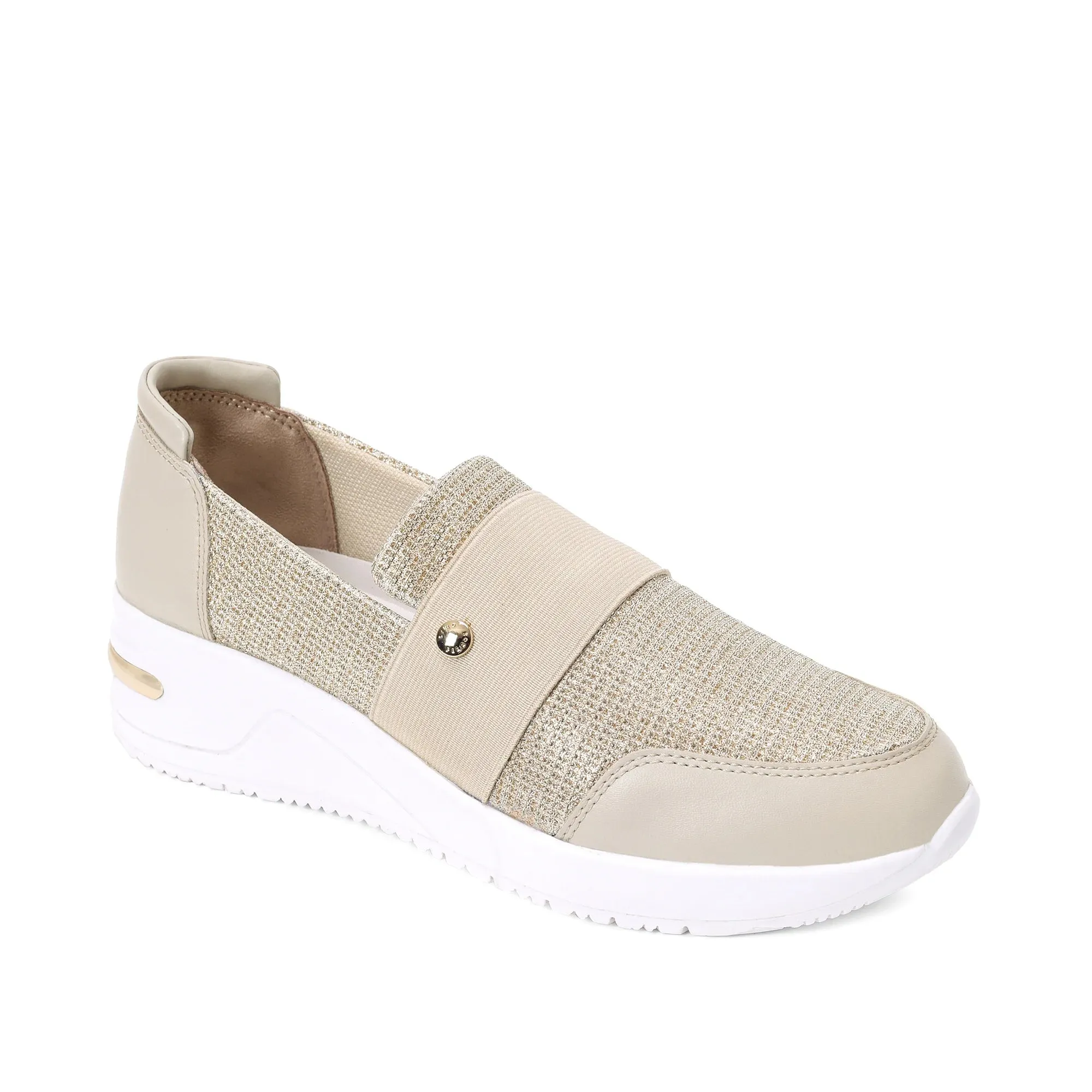 Gaga Metallic Pull-On Sneakers