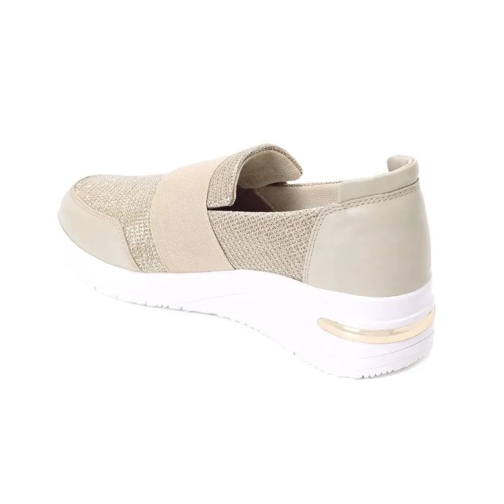 Gaga Metallic Pull-On Sneakers