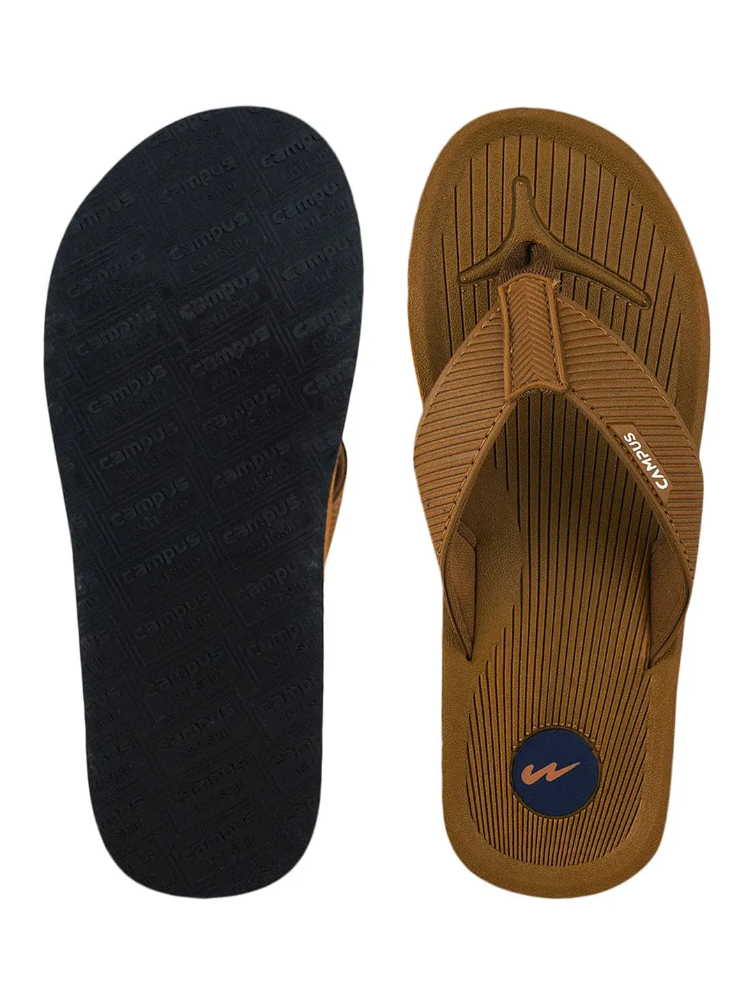 GC-1052 Tan Men's Flip Flops