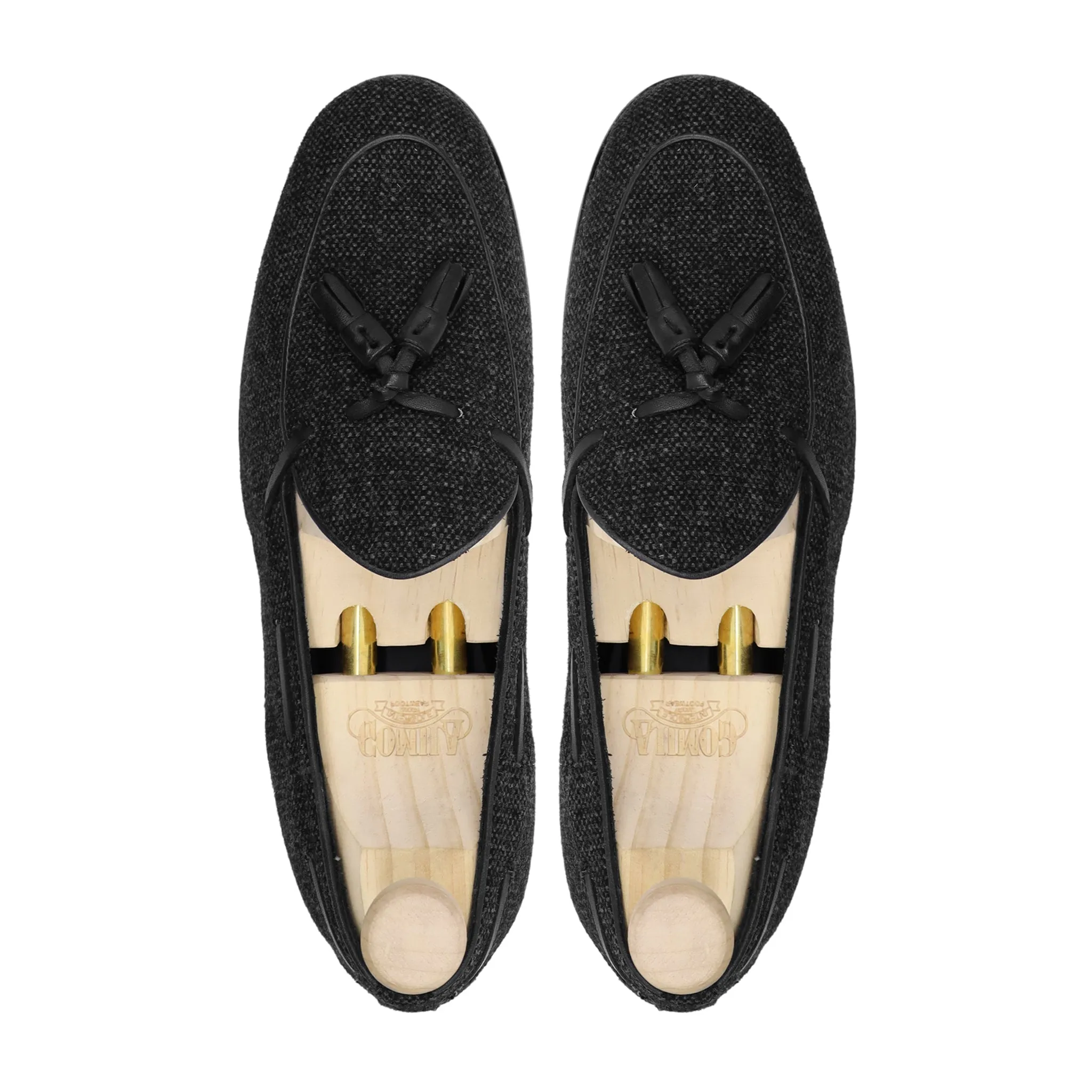 Jeddah - Men's Black Tweed Loafer