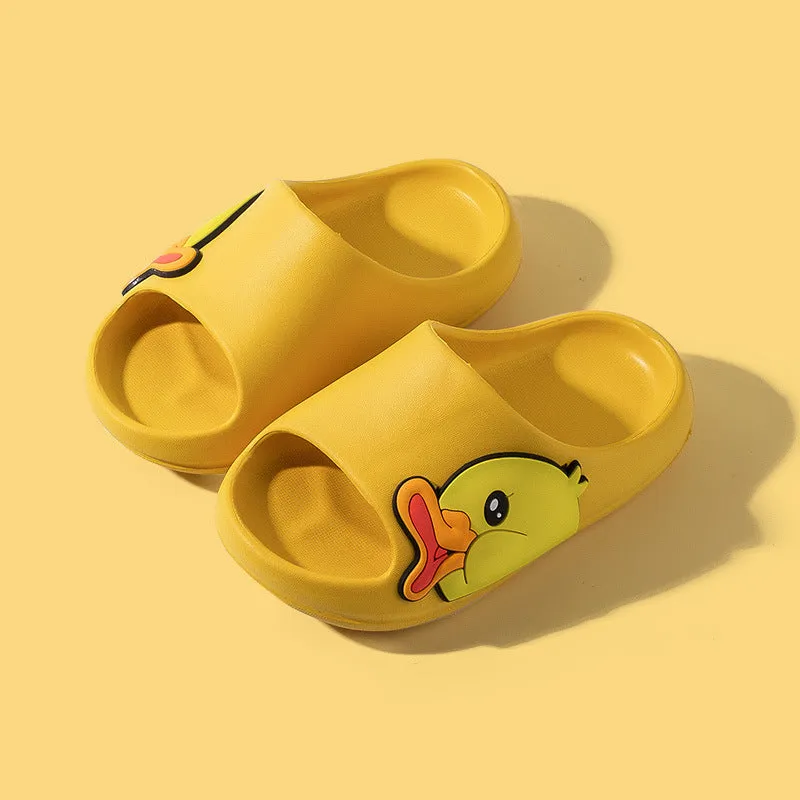 Little Yellow Duck Slipper Slides for Girls
