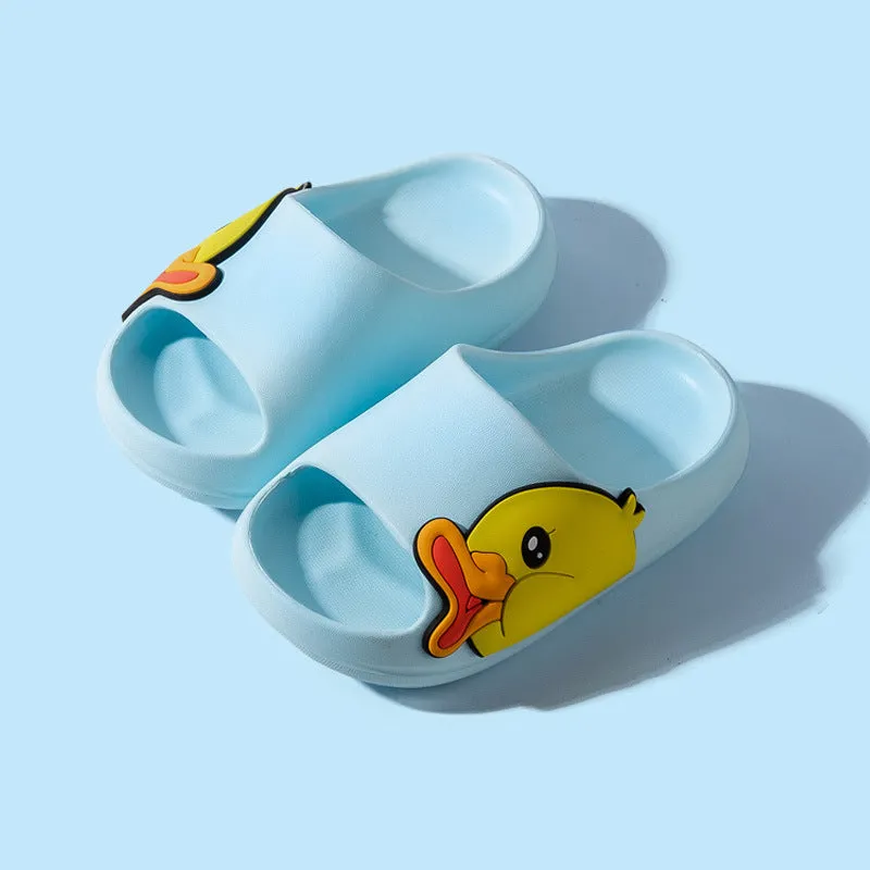 Little Yellow Duck Slipper Slides for Girls