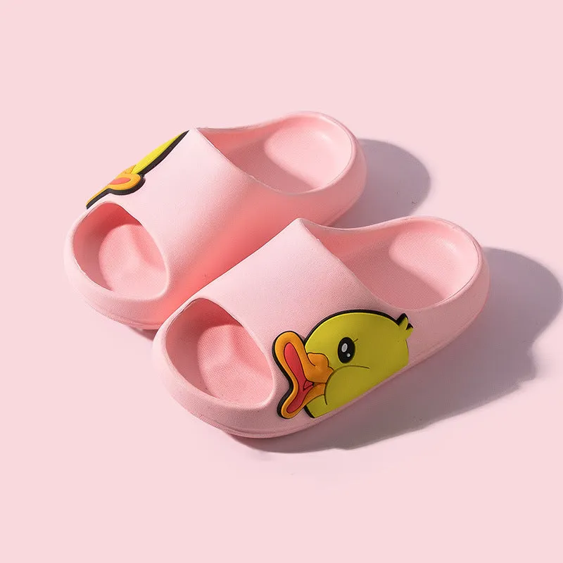 Little Yellow Duck Slipper Slides for Girls