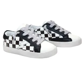 MASON CHECKERED LIGHTNING BOLT SNEAKERS (UNISEX)