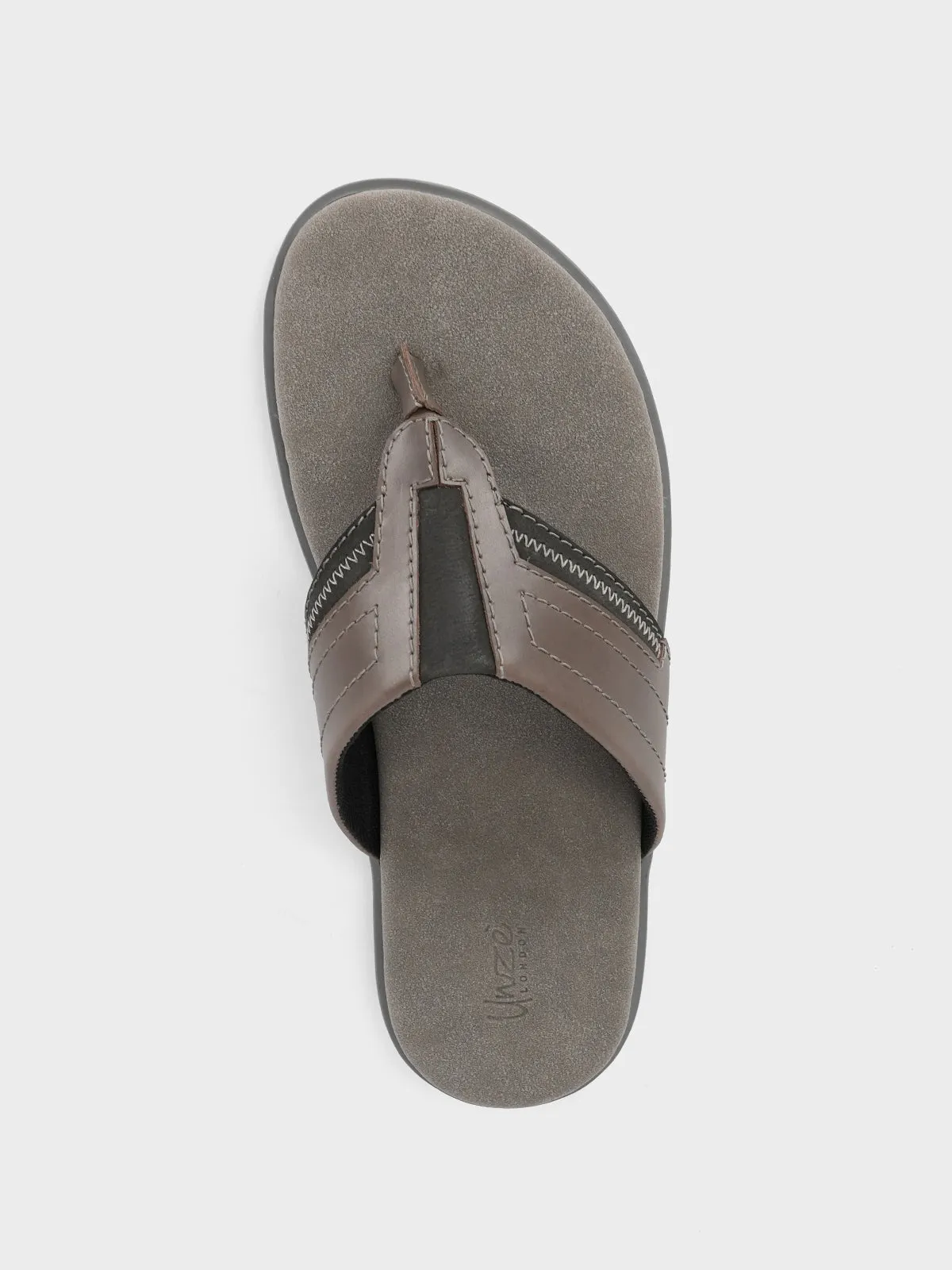 Mens "RAMSEY" Open Toe Comfy Slippers