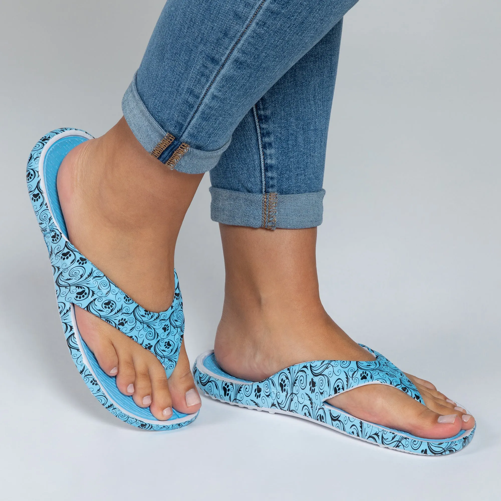 Pawsitively Comfy Flip Flops