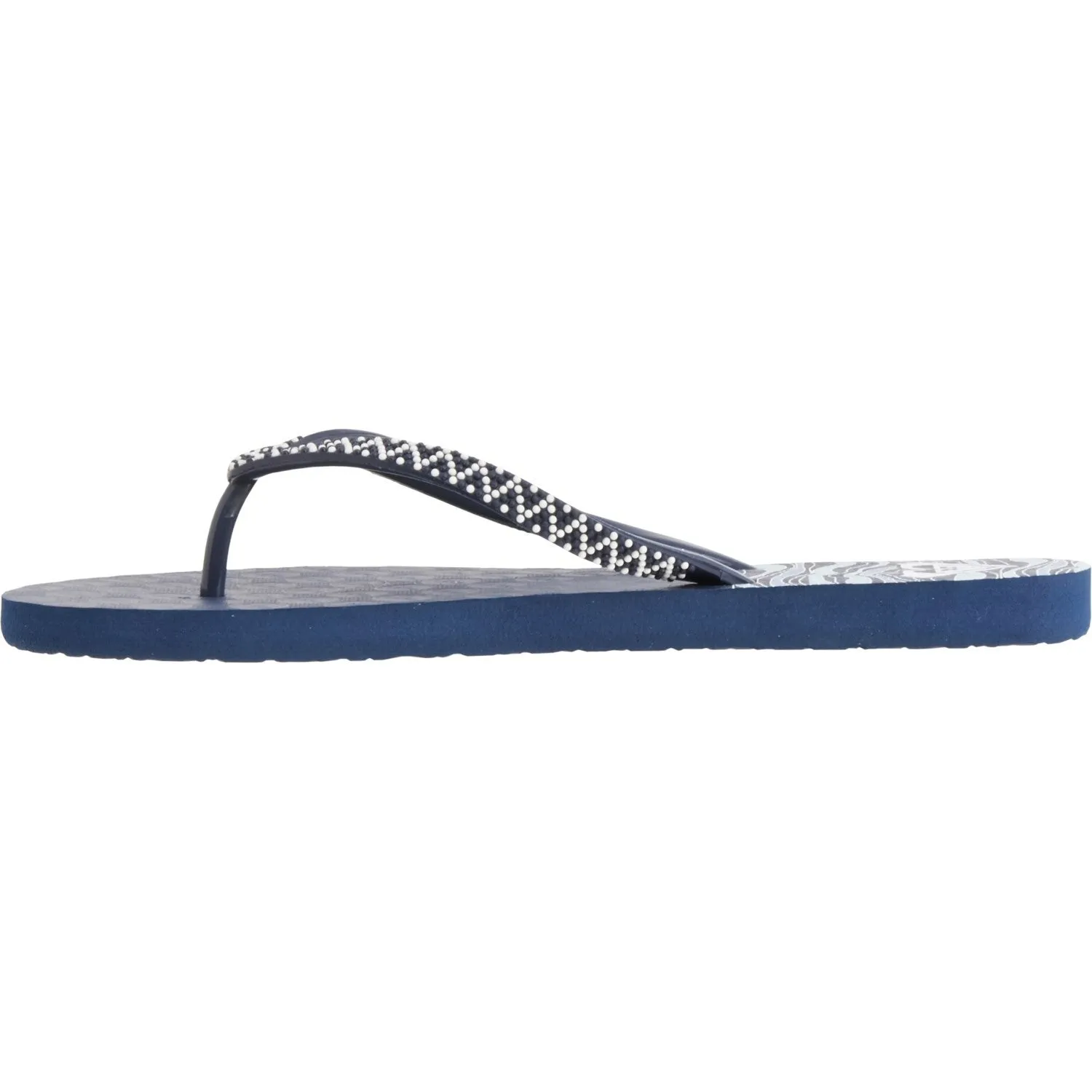 Roxy Women's Lei Bead Embroidered Slip-on Sandals Flip-Flops