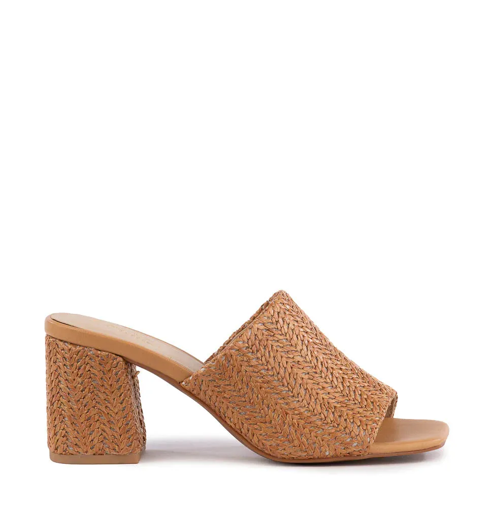 SEYCHELLES ADAPT RAFFIA SANDAL - TAN RAFFIA