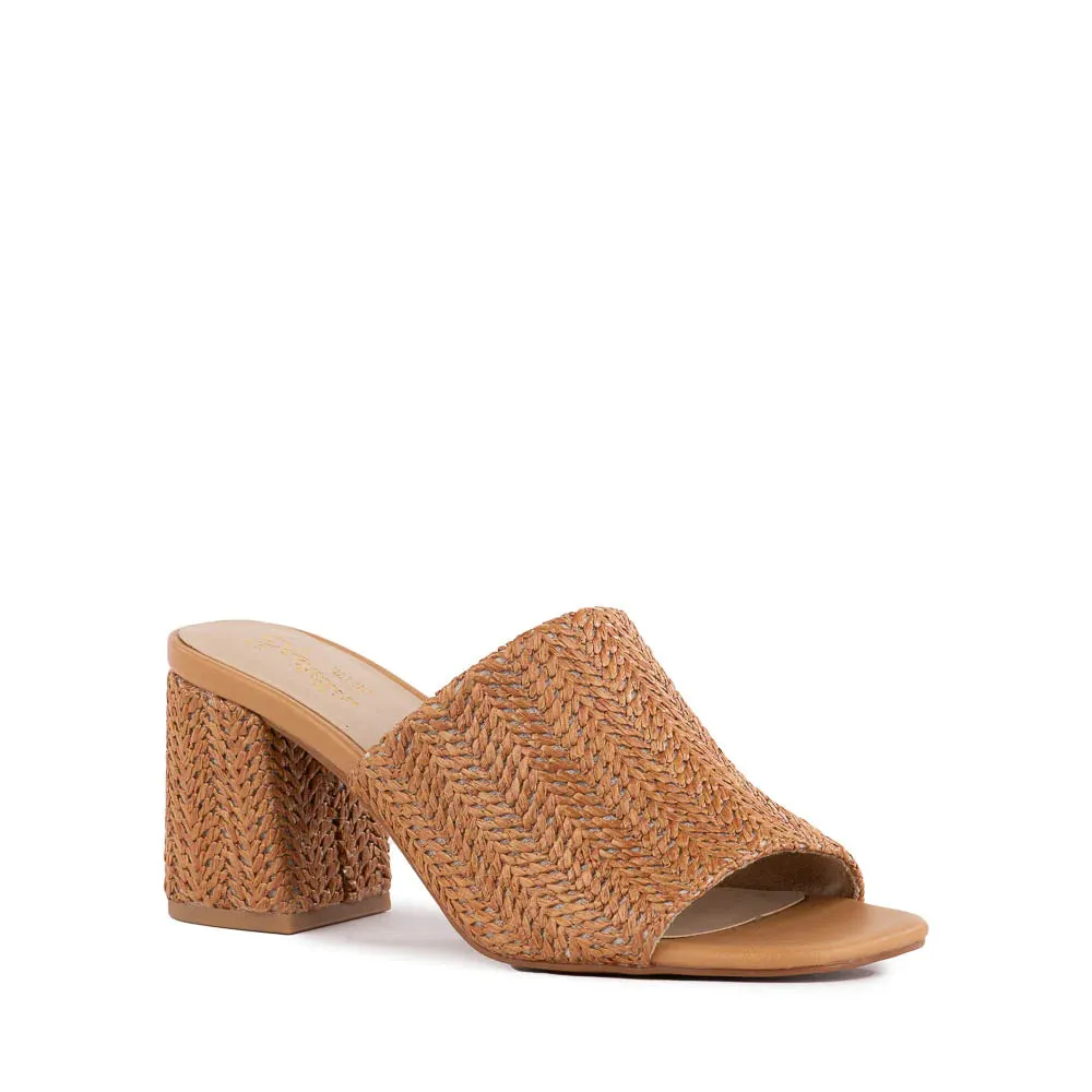 SEYCHELLES ADAPT RAFFIA SANDAL - TAN RAFFIA