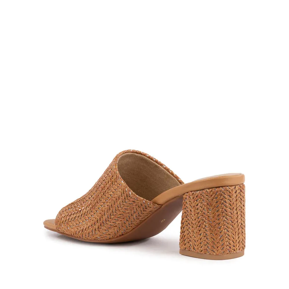 SEYCHELLES ADAPT RAFFIA SANDAL - TAN RAFFIA