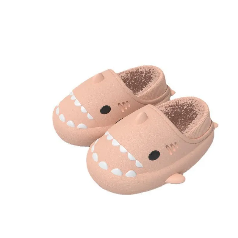 Shark Winter House Slippers - Warm EVA Shoes for Couples