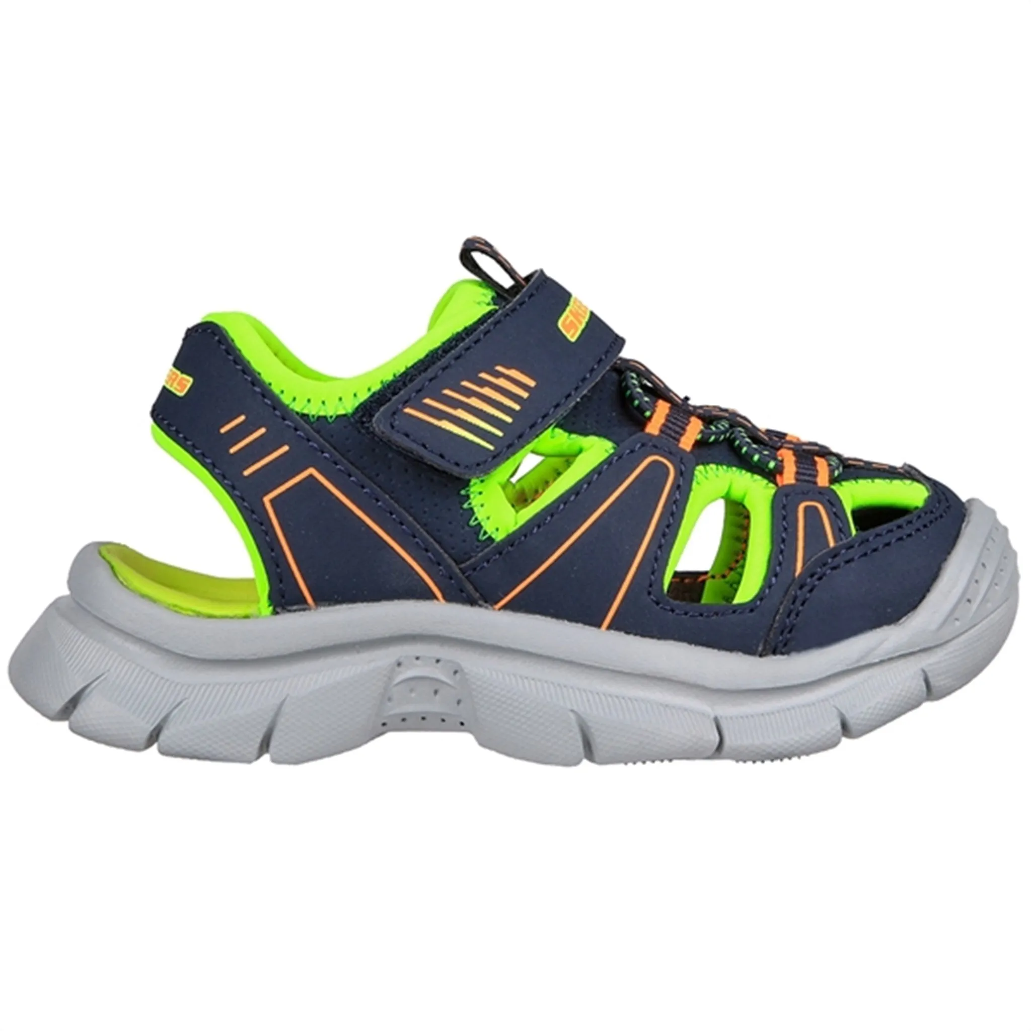 Skechers Relix Lightweight River Sandal Navy Lime