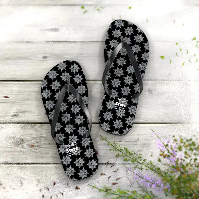 Snowflakes Flip Flops for a Sun Drenched Summer