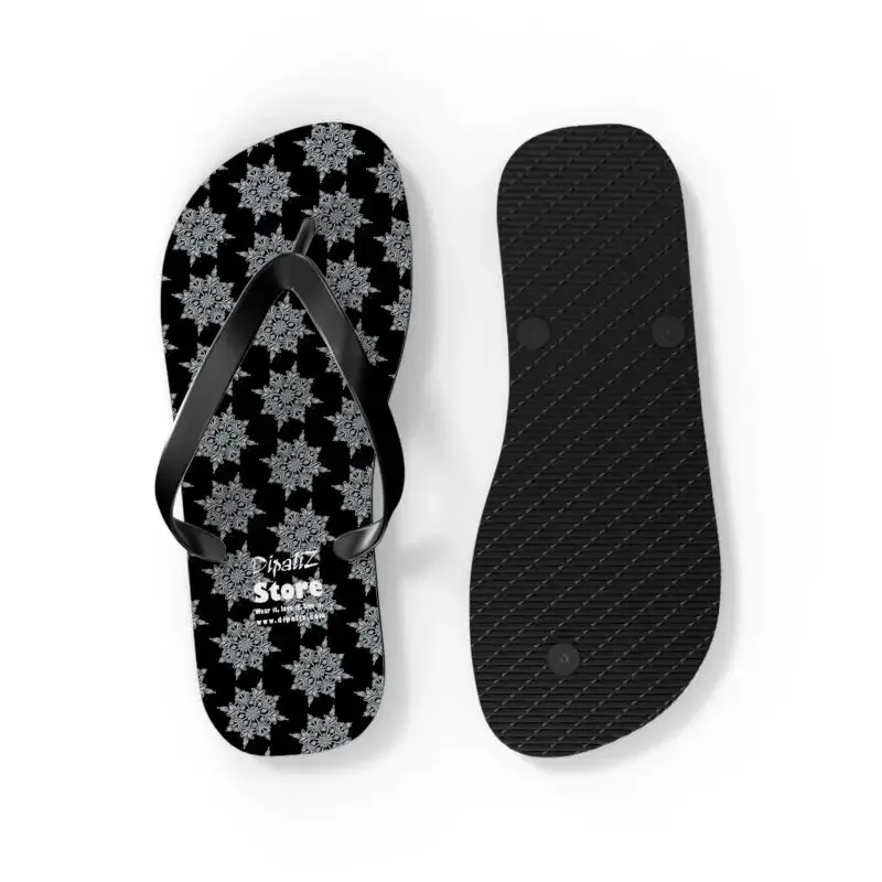Snowflakes Flip Flops for a Sun Drenched Summer