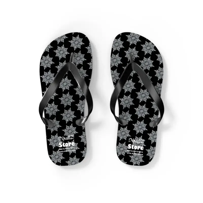 Snowflakes Flip Flops for a Sun Drenched Summer