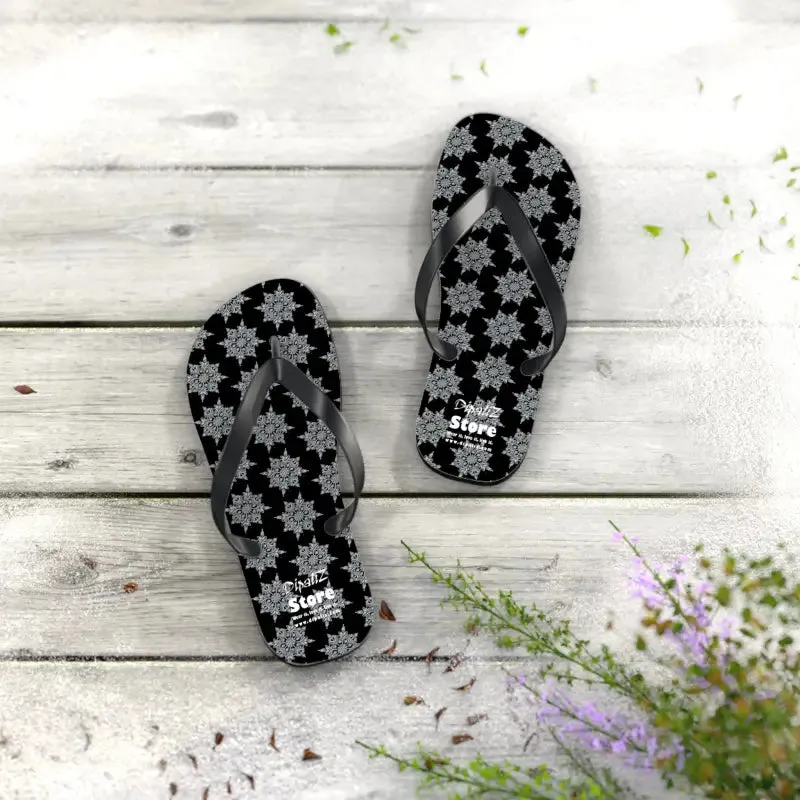 Snowflakes Flip Flops for a Sun Drenched Summer