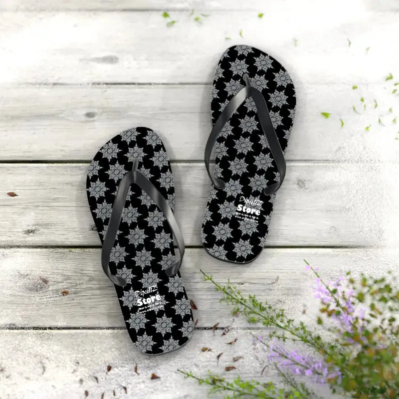Snowflakes Flip Flops for a Sun Drenched Summer