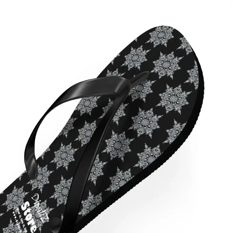 Snowflakes Flip Flops for a Sun Drenched Summer