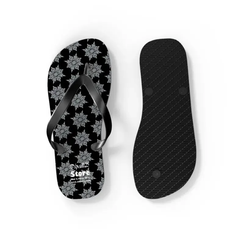 Snowflakes Flip Flops for a Sun Drenched Summer