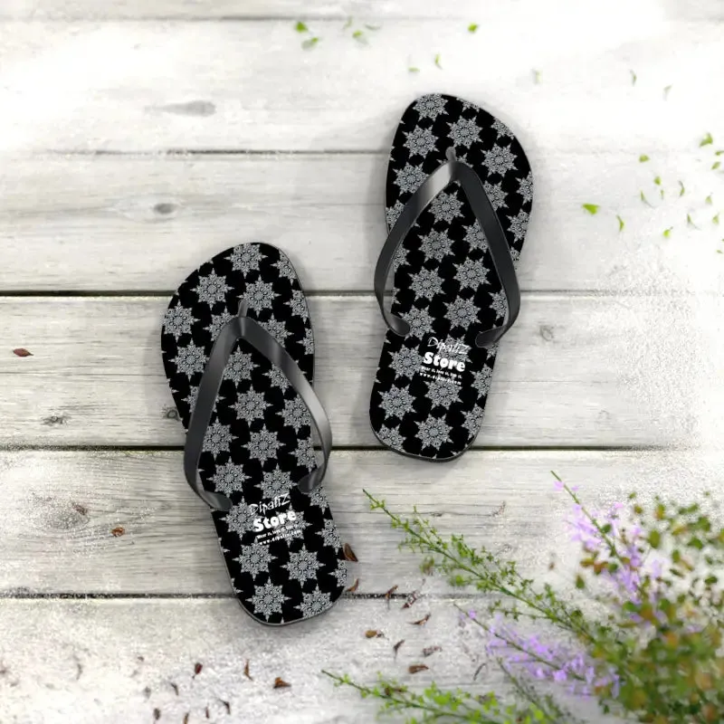 Snowflakes Flip Flops for a Sun Drenched Summer