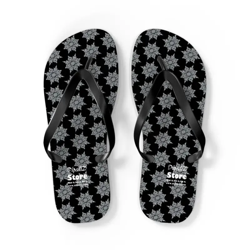 Snowflakes Flip Flops for a Sun Drenched Summer