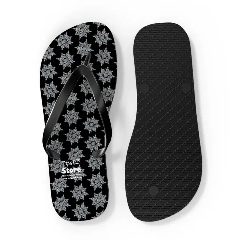 Snowflakes Flip Flops for a Sun Drenched Summer
