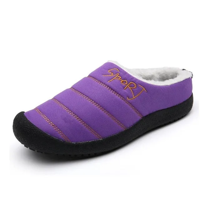 Unisex Winter Waterproof Slippers Clearance