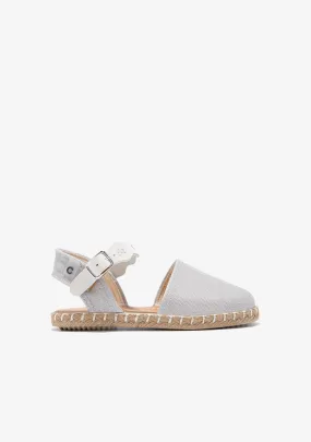 White Strass Espadrilles