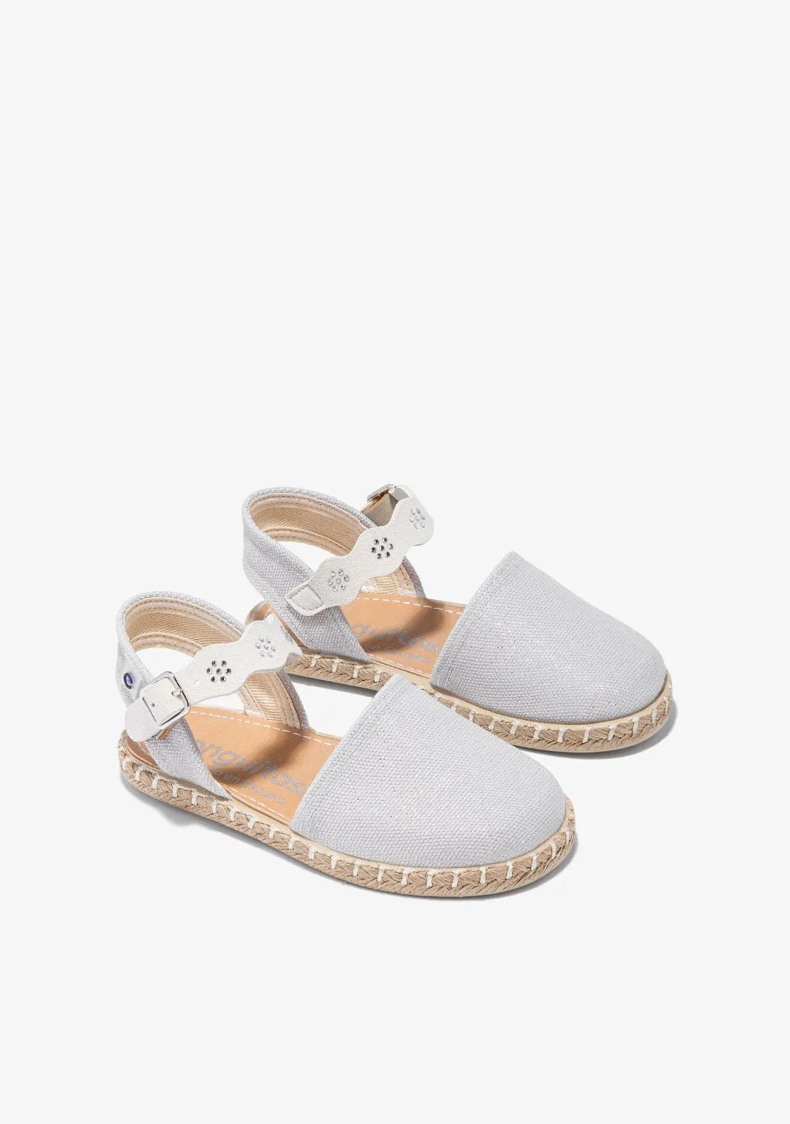 White Strass Espadrilles